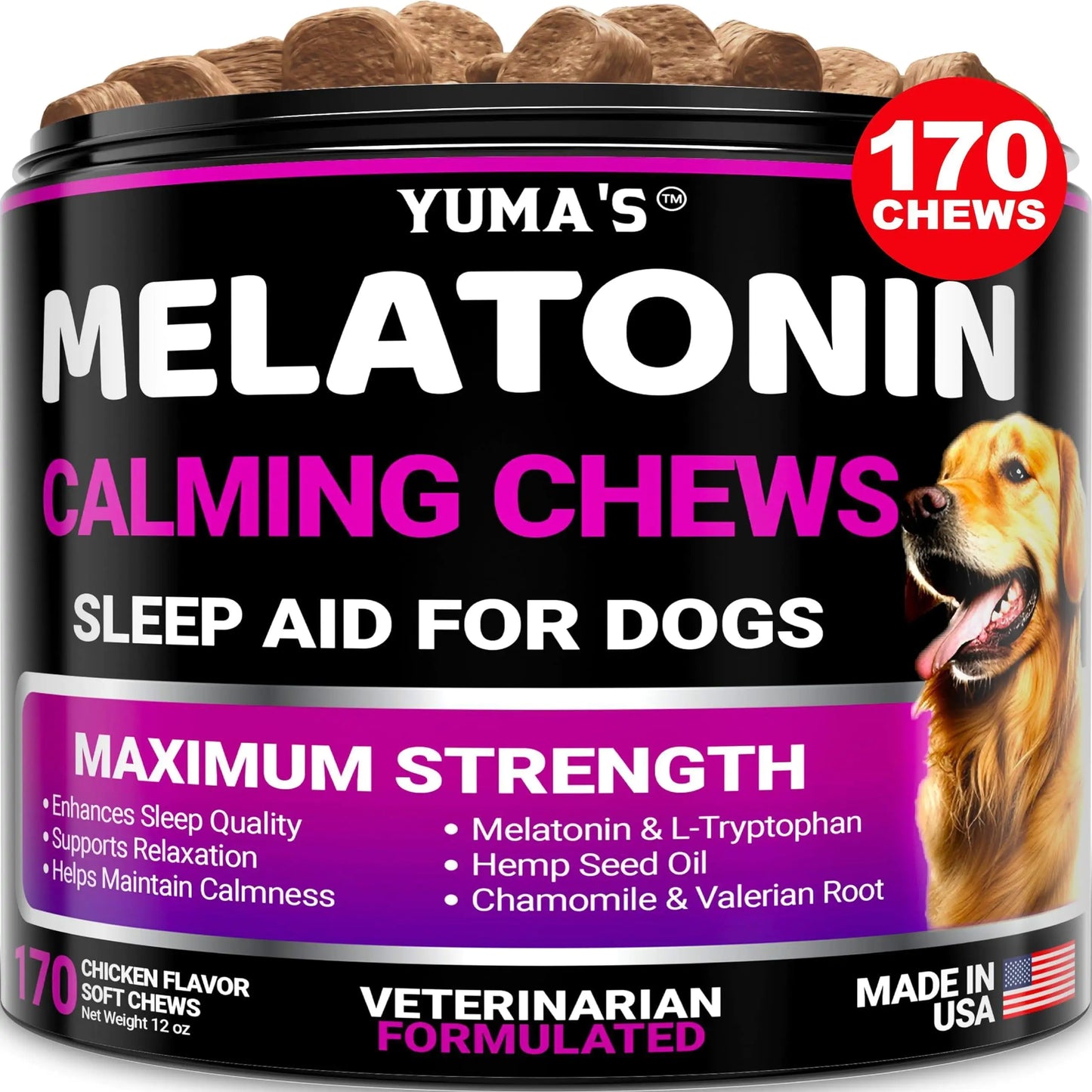 Bouchées Apaisantes pour chien contre l'anxiété
